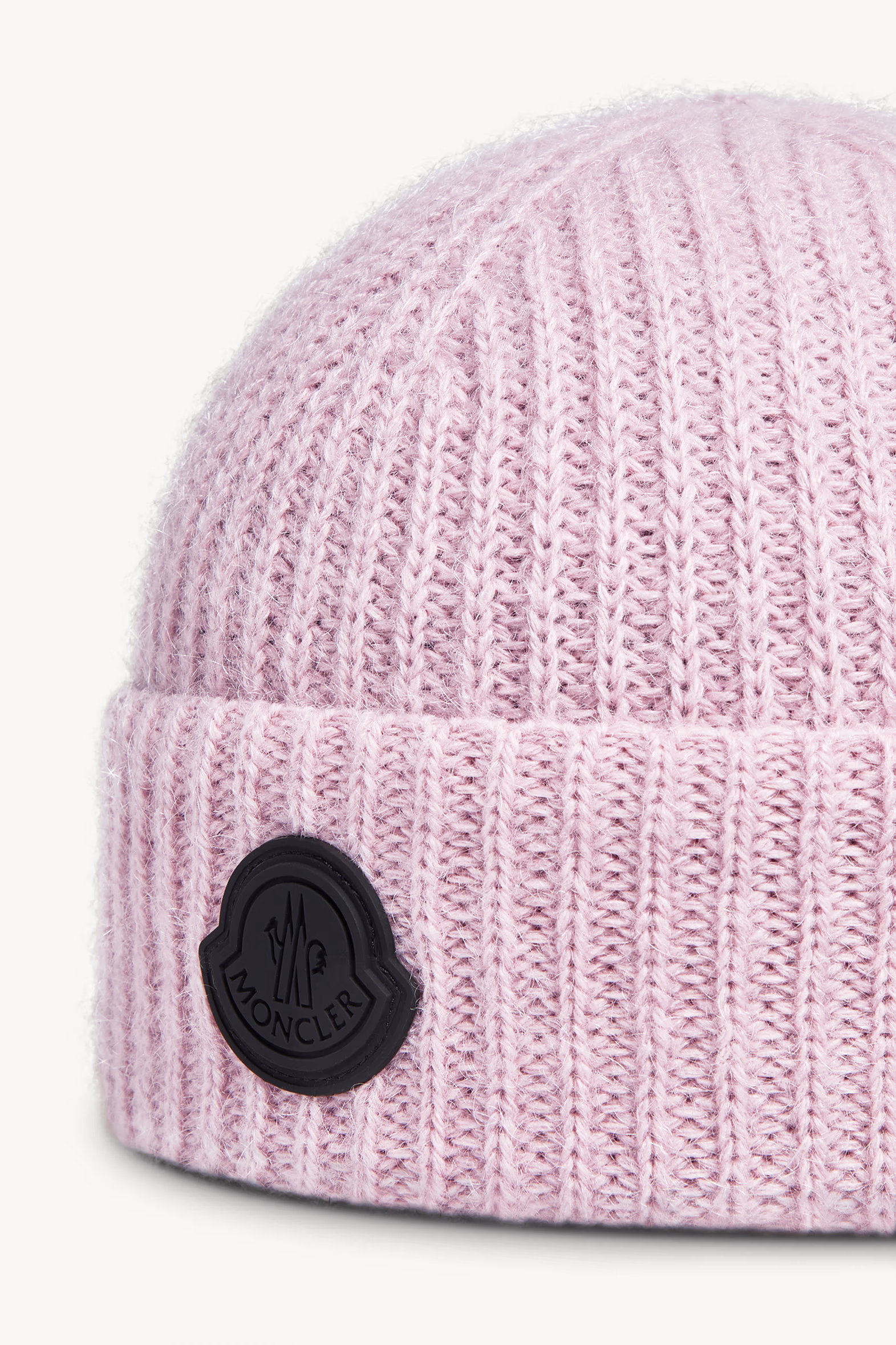 Wool & Mohair Blend Beanie Women Pink Moncler 3